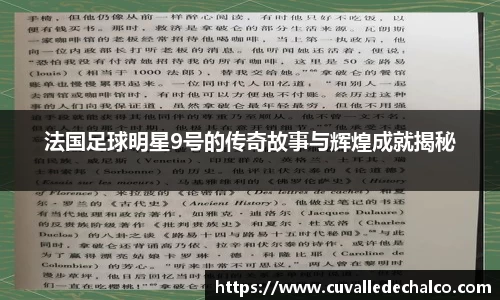 法国足球明星9号的传奇故事与辉煌成就揭秘